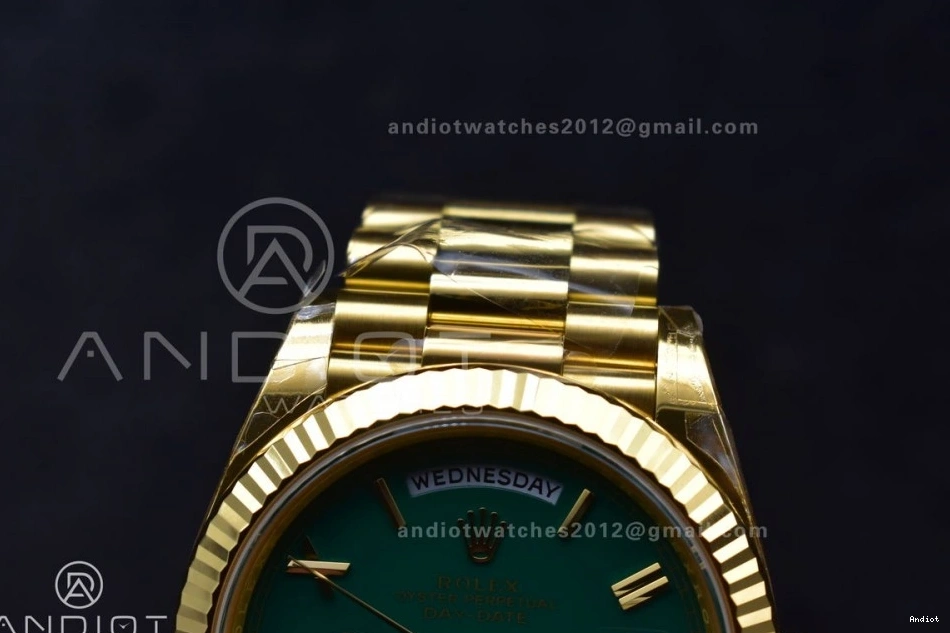 Green 228238 1:1 Roman President on 40 YG VR3255 THBF (Gain Best Dial Bracelet Weight) Date Edition Day 0109